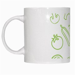 Green Vegetables White Mugs