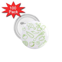 Green Vegetables 1 75  Buttons (100 Pack)  by Famous