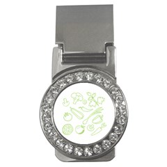 Green Vegetables Money Clips (cz) 