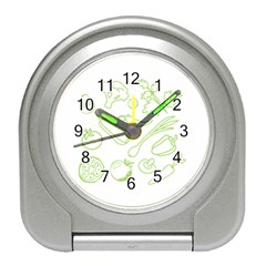 Green Vegetables Travel Alarm Clocks