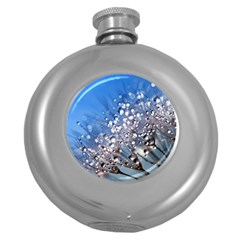 Dandelion 2015 0703 Round Hip Flask (5 Oz)