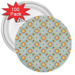 Cute Seamless Tile Pattern Gifts 3  Buttons (100 Pack) 