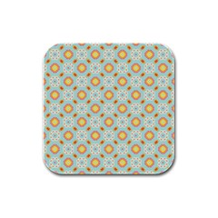 Cute Seamless Tile Pattern Gifts Rubber Square Coaster (4 Pack) 