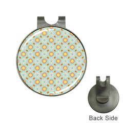 Cute Seamless Tile Pattern Gifts Hat Clips With Golf Markers