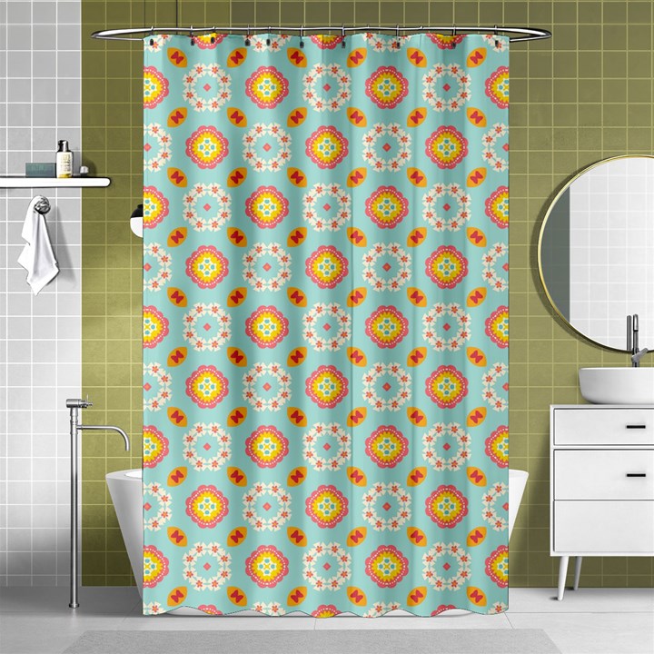 Cute Seamless Tile Pattern Gifts Shower Curtain 48  x 72  (Small) 