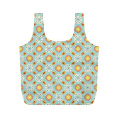 Cute Seamless Tile Pattern Gifts Full Print Recycle Bags (m) 