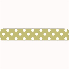 Lime Green Polka Dots Small Bar Mats by GardenOfOphir