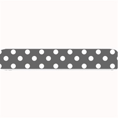 Gray Polka Dots Small Bar Mats