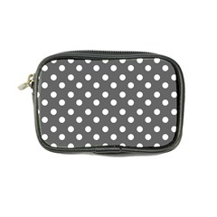 Gray Polka Dots Coin Purse