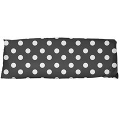 Gray Polka Dots Body Pillow Cases (dakimakura)  by GardenOfOphir