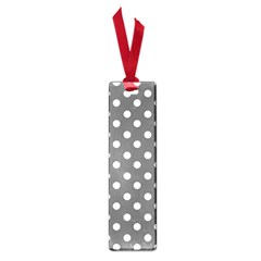 Gray Polka Dots Small Book Marks