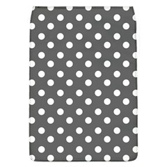 Gray Polka Dots Flap Covers (l) 