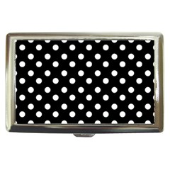 Black And White Polka Dots Cigarette Money Cases by GardenOfOphir