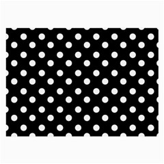 Black And White Polka Dots Large Glasses Cloth