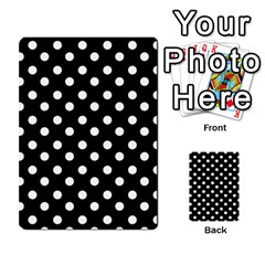 Black And White Polka Dots Multi-purpose Cards (rectangle) 