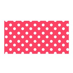 Hot Pink Polka Dots Satin Wrap by GardenOfOphir