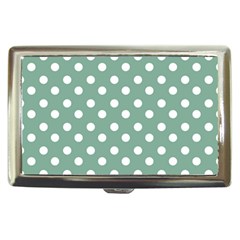 Mint Green Polka Dots Cigarette Money Cases