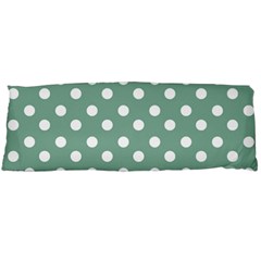 Mint Green Polka Dots Body Pillow Cases (dakimakura)  by GardenOfOphir