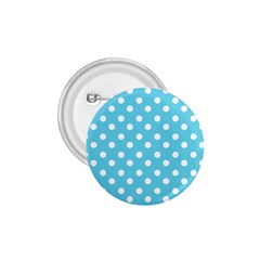 Sky Blue Polka Dots 1 75  Buttons