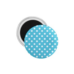 Sky Blue Polka Dots 1 75  Magnets