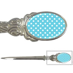 Sky Blue Polka Dots Letter Openers