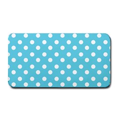 Sky Blue Polka Dots Medium Bar Mats