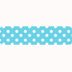 Sky Blue Polka Dots Large Bar Mats