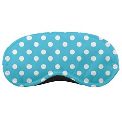 Sky Blue Polka Dots Sleeping Masks