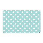 Blue And White Polka Dots Magnet (Rectangular) Front