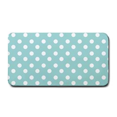 Blue And White Polka Dots Medium Bar Mats by GardenOfOphir