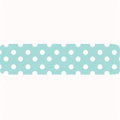 Blue And White Polka Dots Large Bar Mats