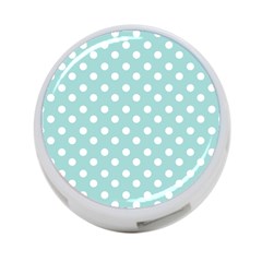 Blue And White Polka Dots 4-port Usb Hub (one Side) by GardenOfOphir