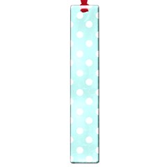 Blue And White Polka Dots Large Book Marks