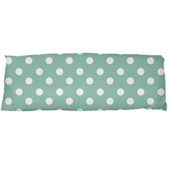 Light Blue And White Polka Dots Body Pillow Cases Dakimakura (two Sides)  by GardenOfOphir