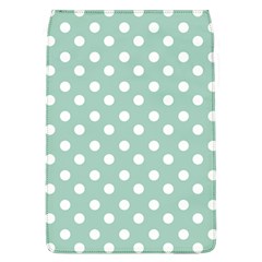 Light Blue And White Polka Dots Flap Covers (l) 