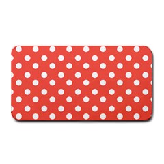 Indian Red Polka Dots Medium Bar Mats