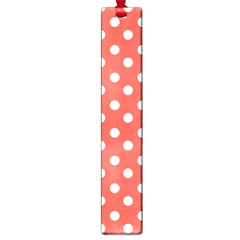 Indian Red Polka Dots Large Book Marks