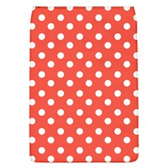 Indian Red Polka Dots Flap Covers (l)  by GardenOfOphir