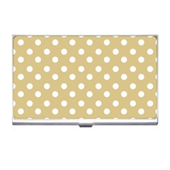 Mint Polka And White Polka Dots Business Card Holders