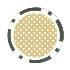 Mint Polka And White Polka Dots Poker Chip Card Guards