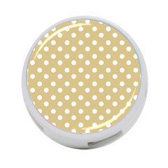 Mint Polka And White Polka Dots 4-port Usb Hub (two Sides)  by GardenOfOphir