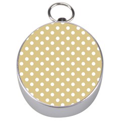 Mint Polka And White Polka Dots Silver Compasses