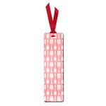 Coral And White Kitchen Utensils Pattern Small Book Marks Front