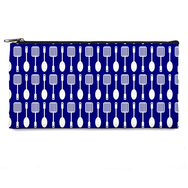 Indigo Spatula Spoon Pattern Pencil Cases