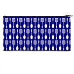 Indigo Spatula Spoon Pattern Pencil Cases Back