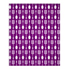 Magenta Spatula Spoon Pattern Shower Curtain 60  X 72  (medium)  by GardenOfOphir