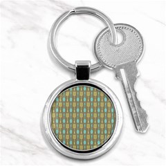 Spatula Spoon Pattern Key Chains (round) 