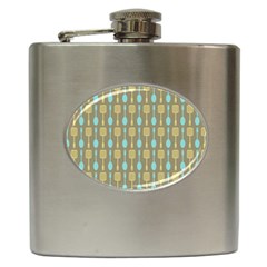 Spatula Spoon Pattern Hip Flask (6 Oz)