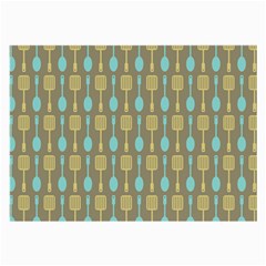 Spatula Spoon Pattern Large Glasses Cloth