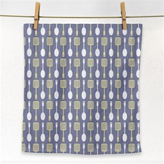 Spatula Spoon Pattern Face Towel